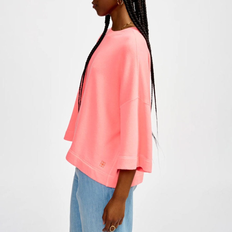 BELLEROSE Bellerose Farlol 3/4 Sleeve Sweatshirt In Pink Wholesale