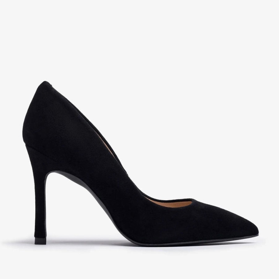 UNISA Toller Suede Court Shoes In Black | Collen & Clare Online