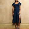 NOBODYS CHILD Dove Midaxi Dress In Navy Wholesale