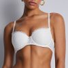 AUBADE Rosessence Moulded Half Cup Bra In Opal New