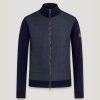 BELSTAFF Kelbrook Zip Cardigan In Washed Navy | Collen & Clare Wholesale