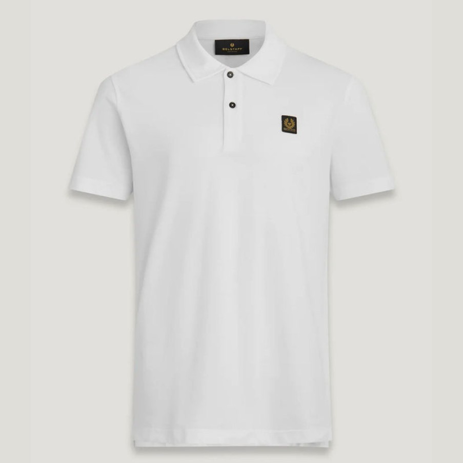 BELSTAFF Monitor Polo Shirt In White Clearance