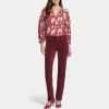 NYDJ Marilyn Cord Trousers In Cranberry Pie | Collen & Clare Online