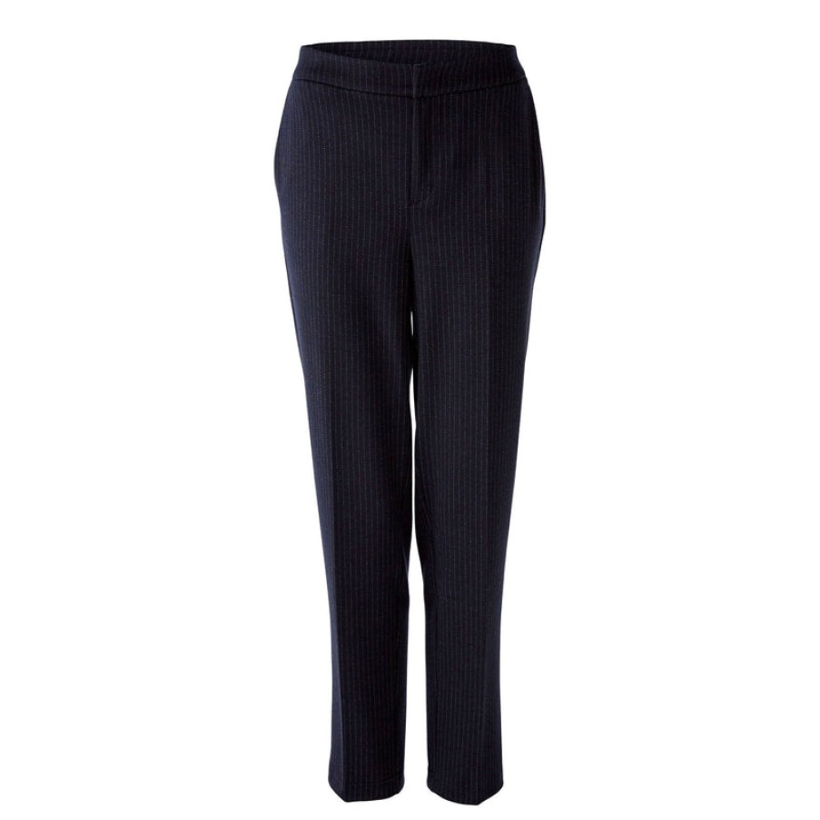 OUI Chino Trousers In Dark Blue Grey | Collen & Clare Online