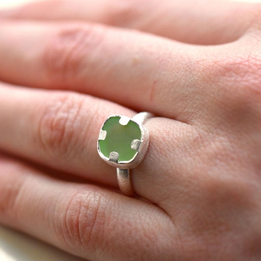 GEM BAZAAR Serene Ring In Mint | Collen And Clare New