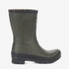 BARBOUR Banbury Welly Boots In Olive | Collen & Clare Hot