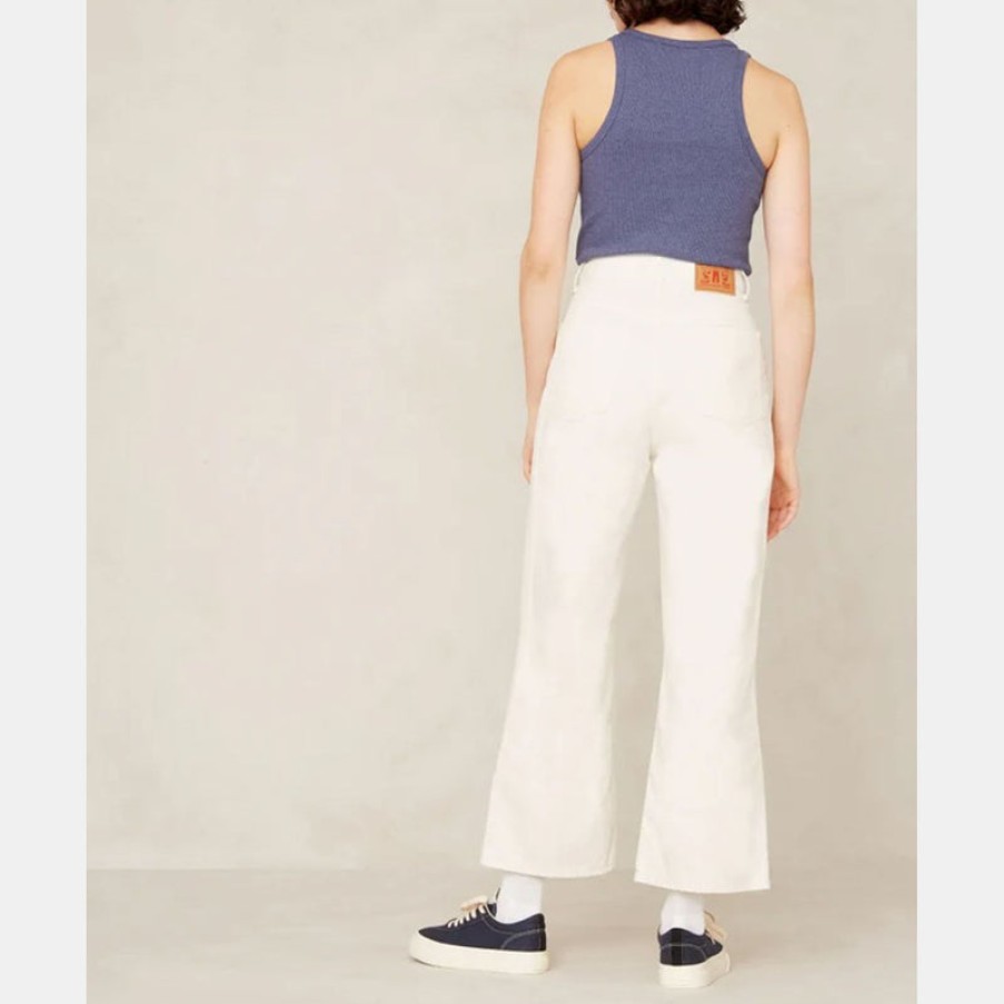 KINGS OF INDIGO Elisabeth Cropped Wide Leg Jeans In Holo Non-Dyed New