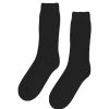 COLORFUL STANDARD Merino Wool Blend Socks In Deep Black | Collen & Clare Hot