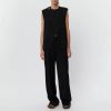 DAY BIRGER ET MIKKELSEN Enid Viscose Twill Waistcoat In Black Best