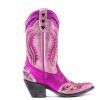 MEXICANA Dragon Love Cowboy Boots In Barbie Pink | Collen & Clare Hot