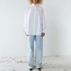 STELLA NOVA Embroidery Anglaise Shirt In White New