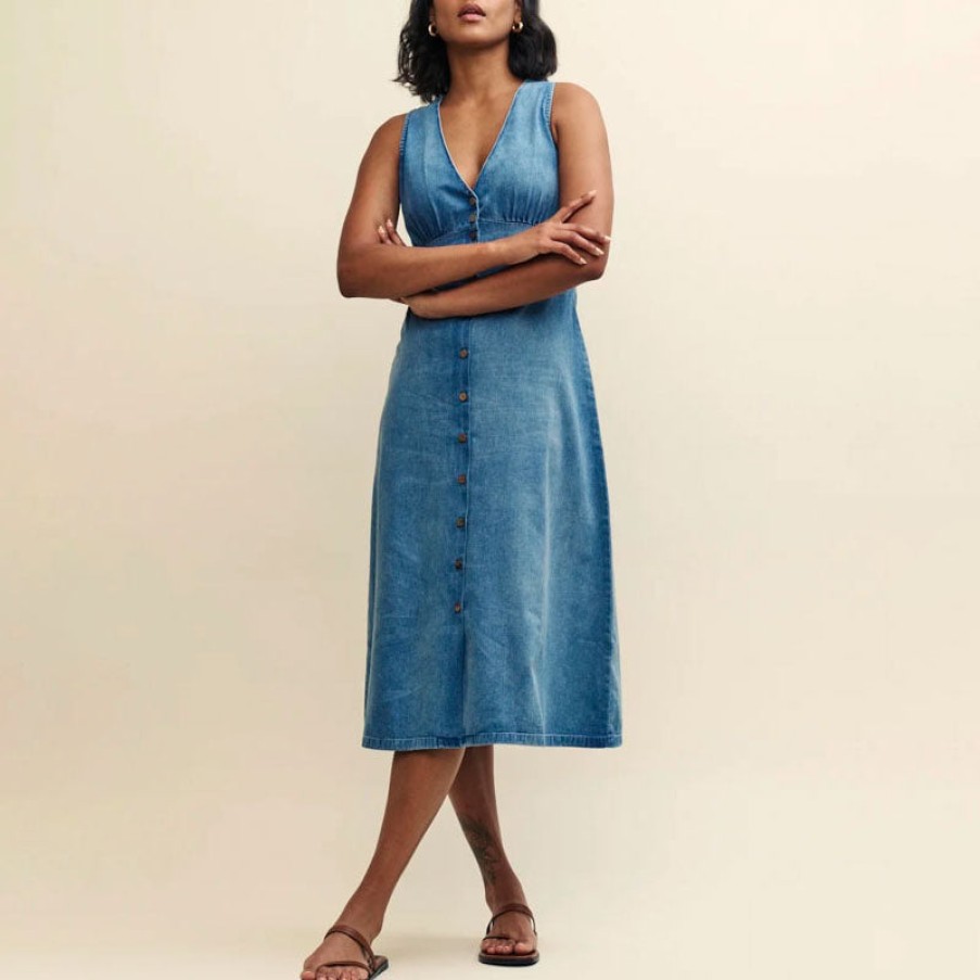 NOBODYS CHILD Nobody'S Child Sandra Denim Midi Dress In Blue Best