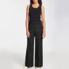 CEFINN Terence Wide Leg Wool Trousers In Black | Collen & Clare New