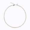 CAROLINE SVEDBOM Zara Necklace In Rhodium Crystal | Collen & Clare Clearance