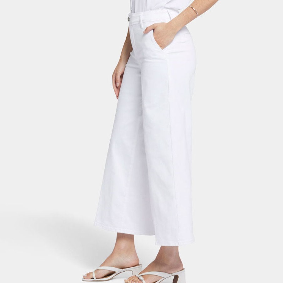 NYDJ Mona Wide Leg Jeans In Optic White Online