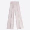 VILAGALLO Beatriz Wide Leg Trousers In Ivory New