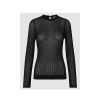 SECOND FEMALE Glow Knit Tieband Blouse In Black | Collen & Clare Online