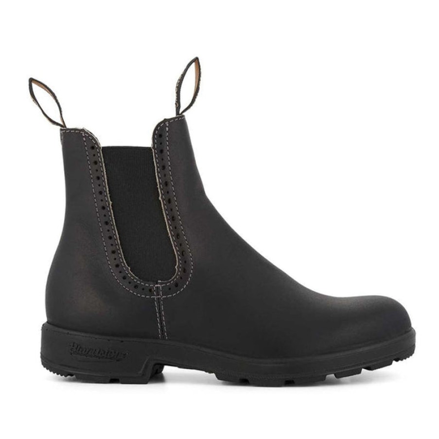 BLUNDSTONE 1448 Brogued Boots In Voltan Black | Collen & Clare Online