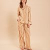 LAURENCE TAVERNIER Hymne Long Pjs In Bronze | Collen & Clare Wholesale