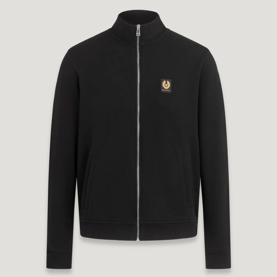 BELSTAFF Full Zip Sweatshirt In Black | Collen & Clare Hot