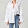 CITIZENS OF HUMANITY Cocoon Shirt In Optic White New