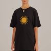 FARM RIO Walking With The Sun T Shirt In Black Best