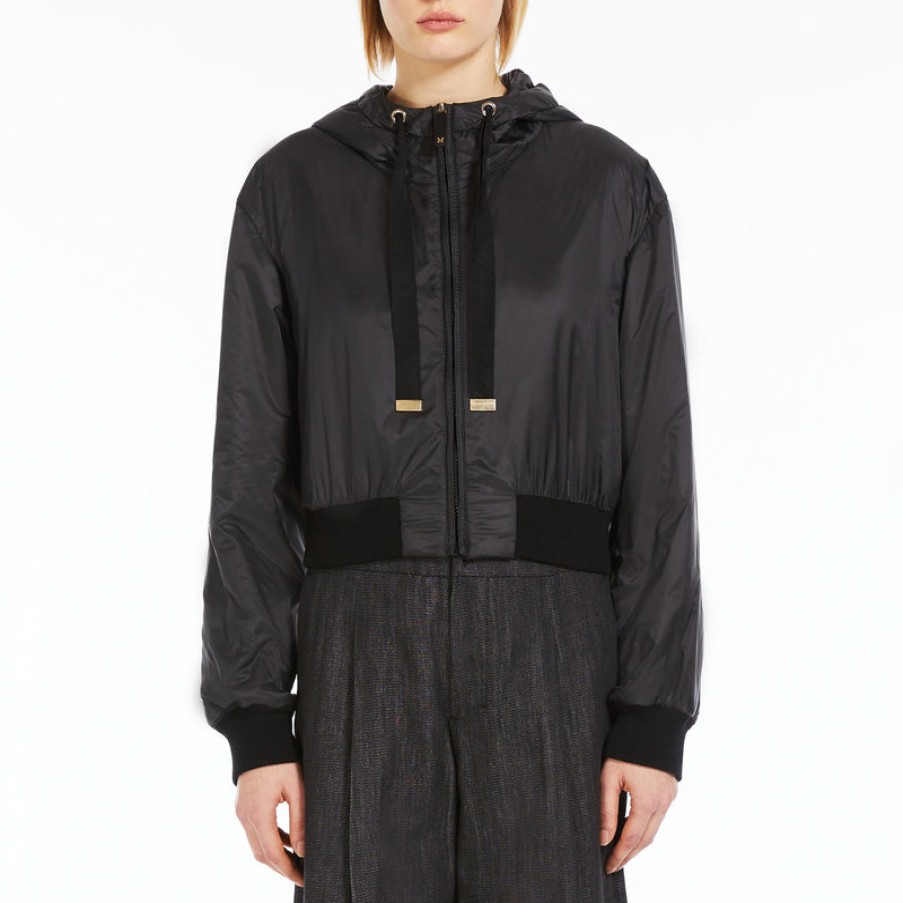 S MAXMARA Cool Quilted Jacket In Black Wholesale