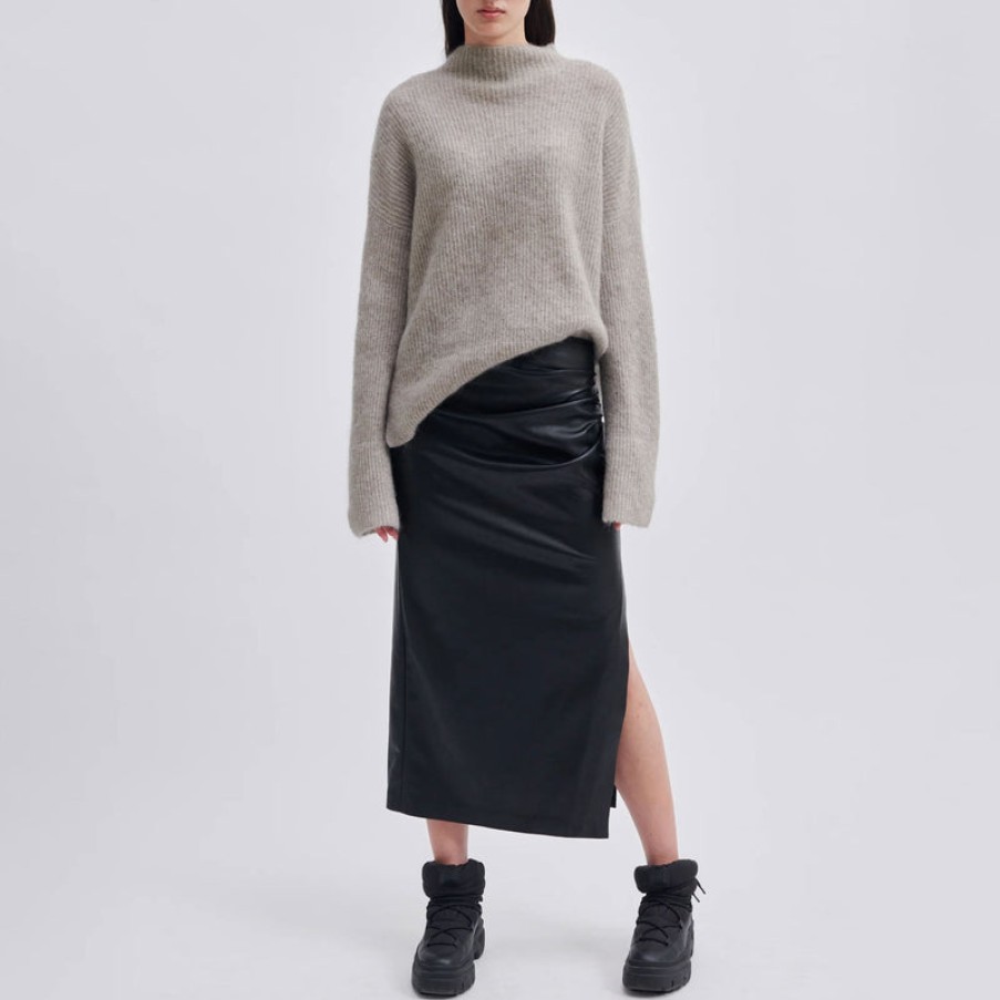 SECOND FEMALE Seema Skirt In Black Online