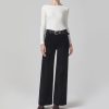 CITIZENS OF HUMANITY Paloma Baggy Velvet Jeans In Black | Collen & Clare Online