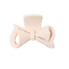 BLACK COLOUR Catrina Bow Small Matt Hair Claw In Light Pink New