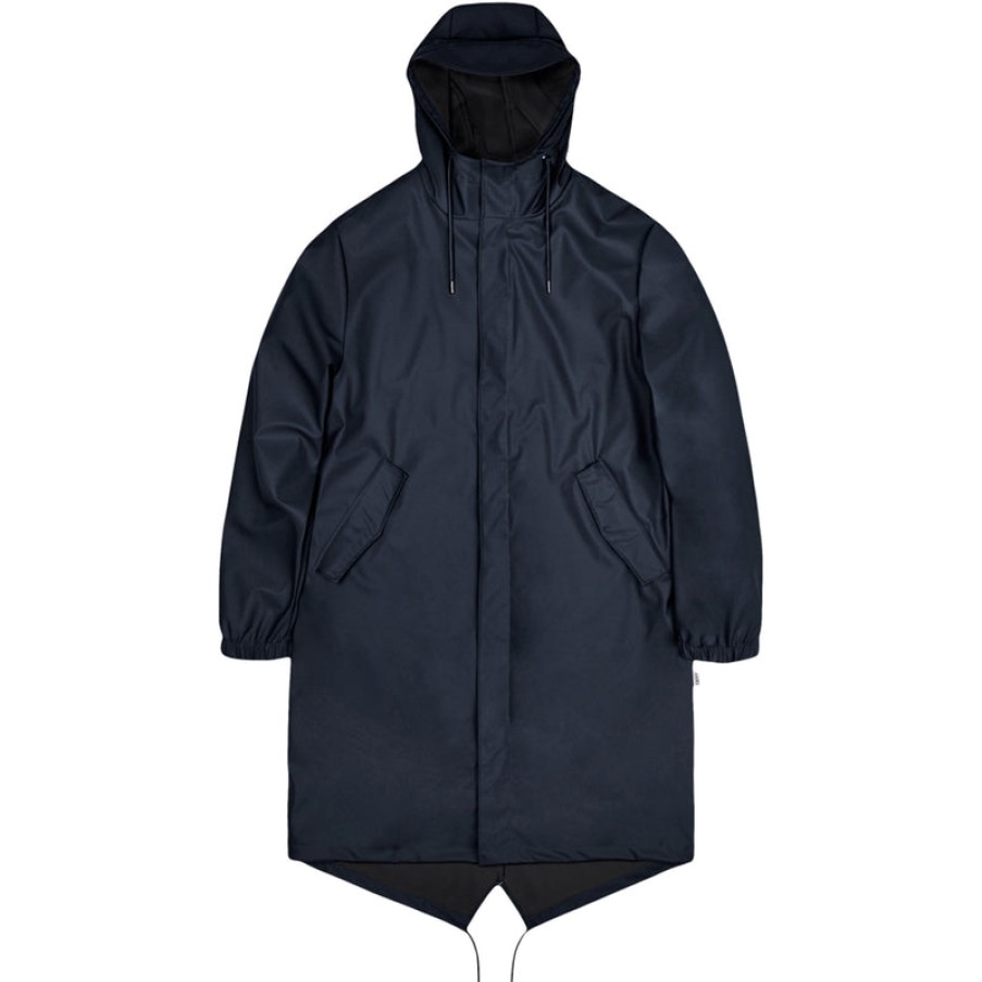 RAINS Fishtail Parka In Navy | Collen And Clare New