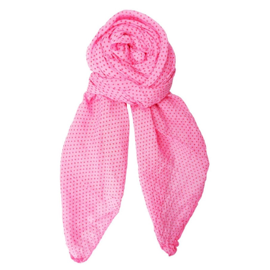 BLACK COLOUR Selvina Scarf In Pink New