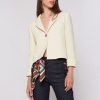 VILAGALLO Imma Cotton Jacket In Cream New