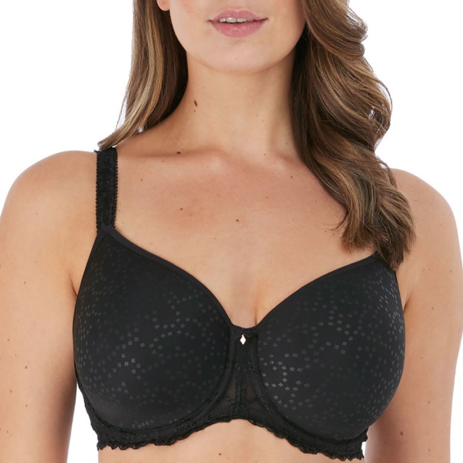 FANTASIE Ana Moulded Full Cup Bra In Black | Collen & Clare New