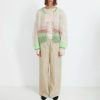 DAWN X DARE Gabi Shade Cardigan In Lime Best