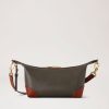 MULBERRY Heritage Crossbody Clipper Eco Scotchgrain Bag In Mole/Cognac Clearance