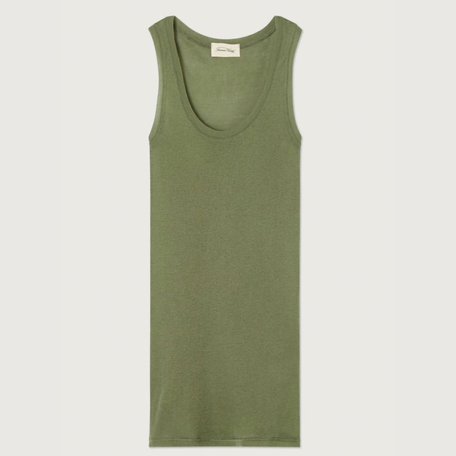 AMERICAN VINTAGE Massachusetts Tank Top In Vintage Sage Wholesale