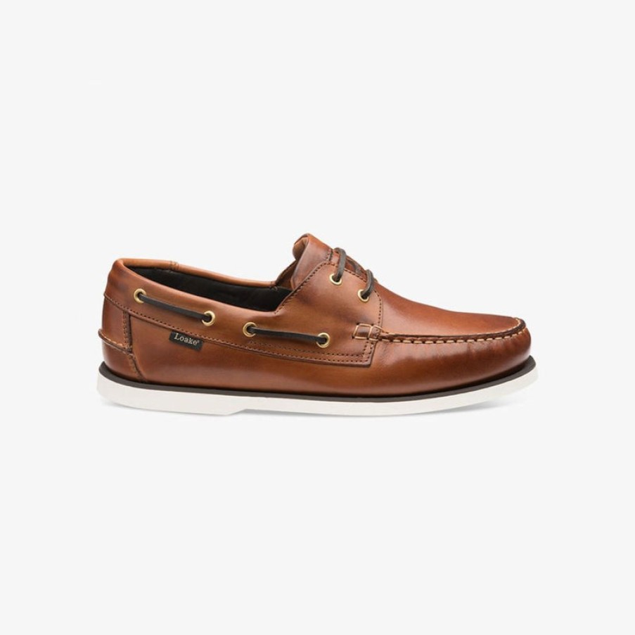 LOAKE 528 Boat Shoes In Cedar | Collen & Clare Online