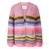 DAWN X DARE Mars Multi Stripe Cardigan In Blue Pink Multi Online