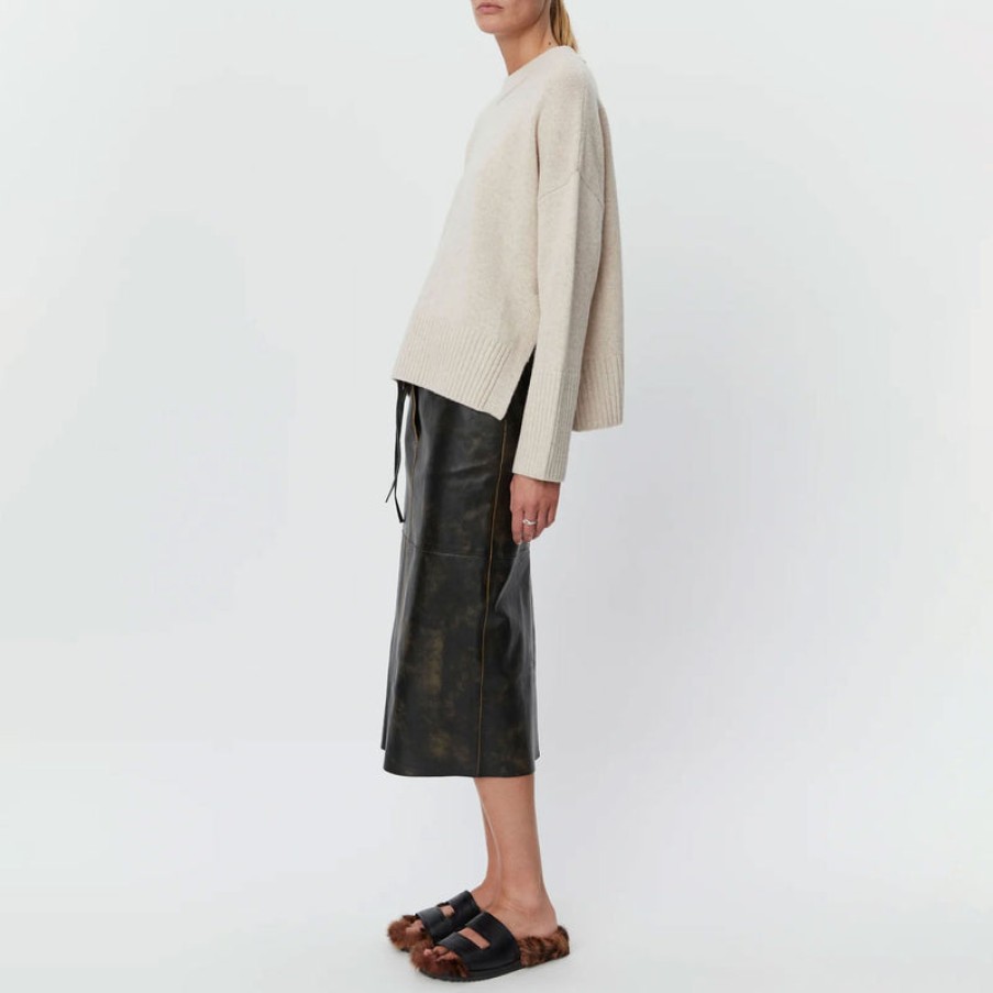 DAY BIRGER ET MIKKELSEN Sherry Soft Lambswool Jumper In Cream Melange Online