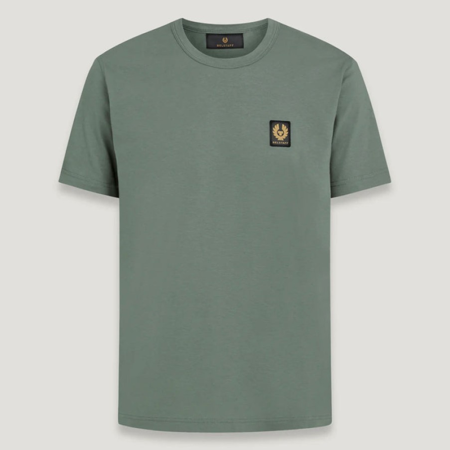 BELSTAFF T Shirt In Mineral Green Wholesale