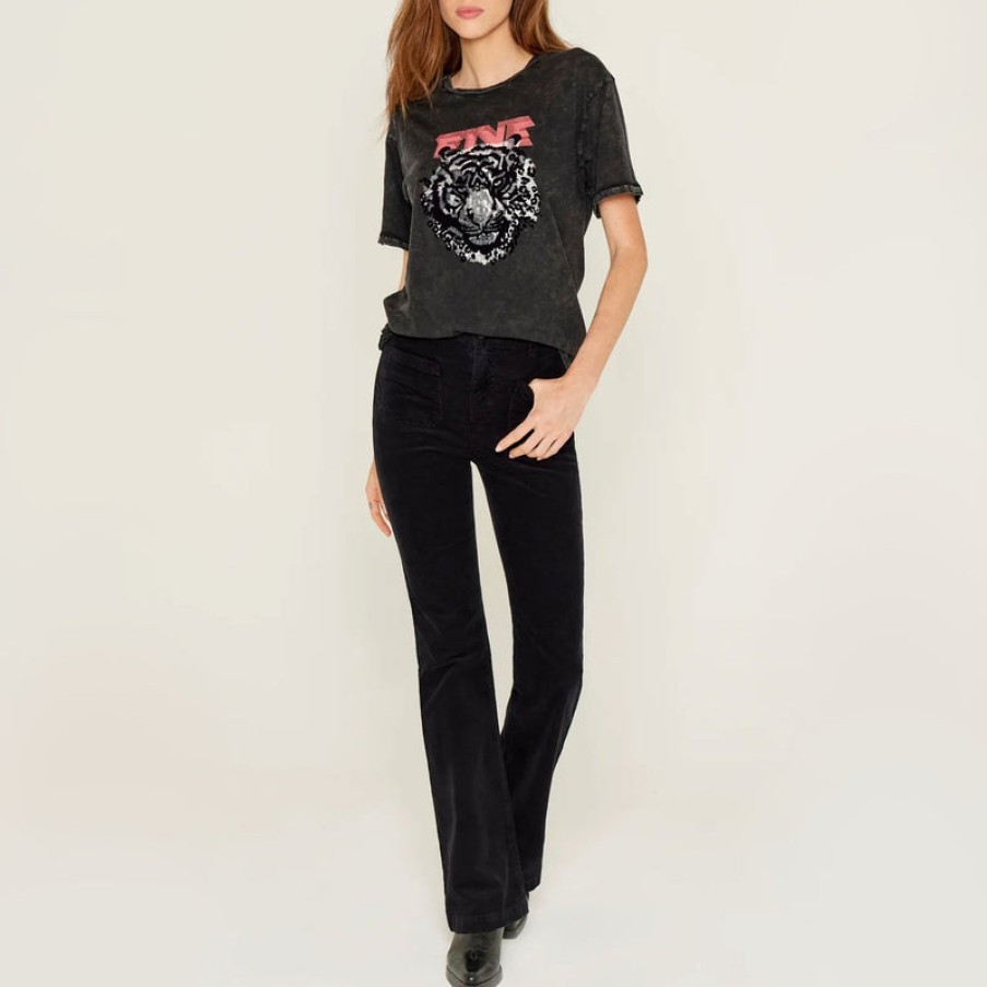 FIVE Luna Trousers In Black | Collen & Clare Clearance