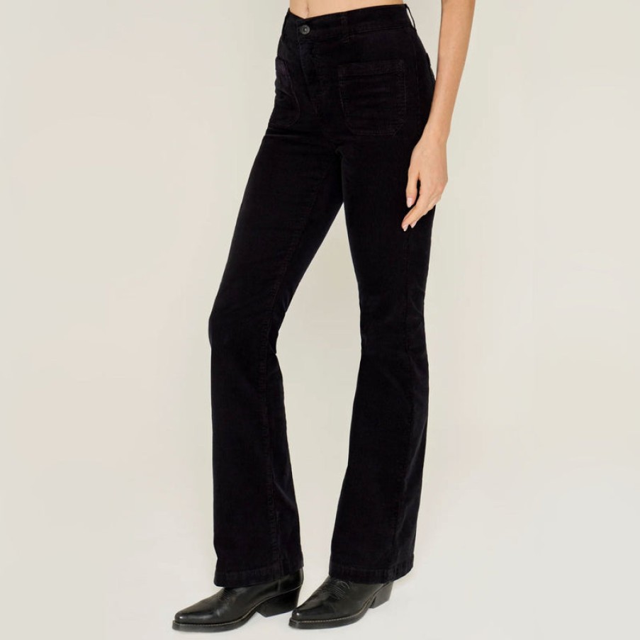 FIVE Luna Trousers In Black | Collen & Clare Clearance