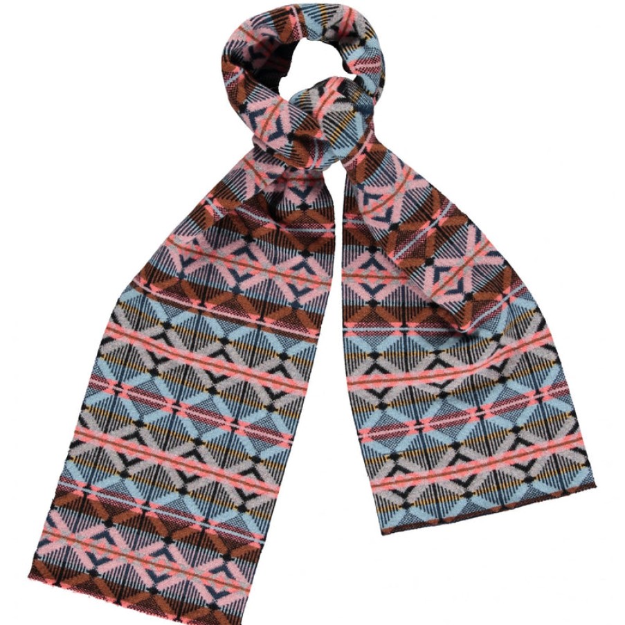 QUINTON & CHADWICK Diamond Scarf In Sea Coral | Collen & Clare Clearance