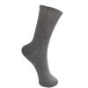 BLACK COLOUR Lurex Socks In Silver Grey Hot