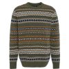 BARBOUR Case Fair Isle Crewneck Knit In Willow Green | Collen & Clare Best