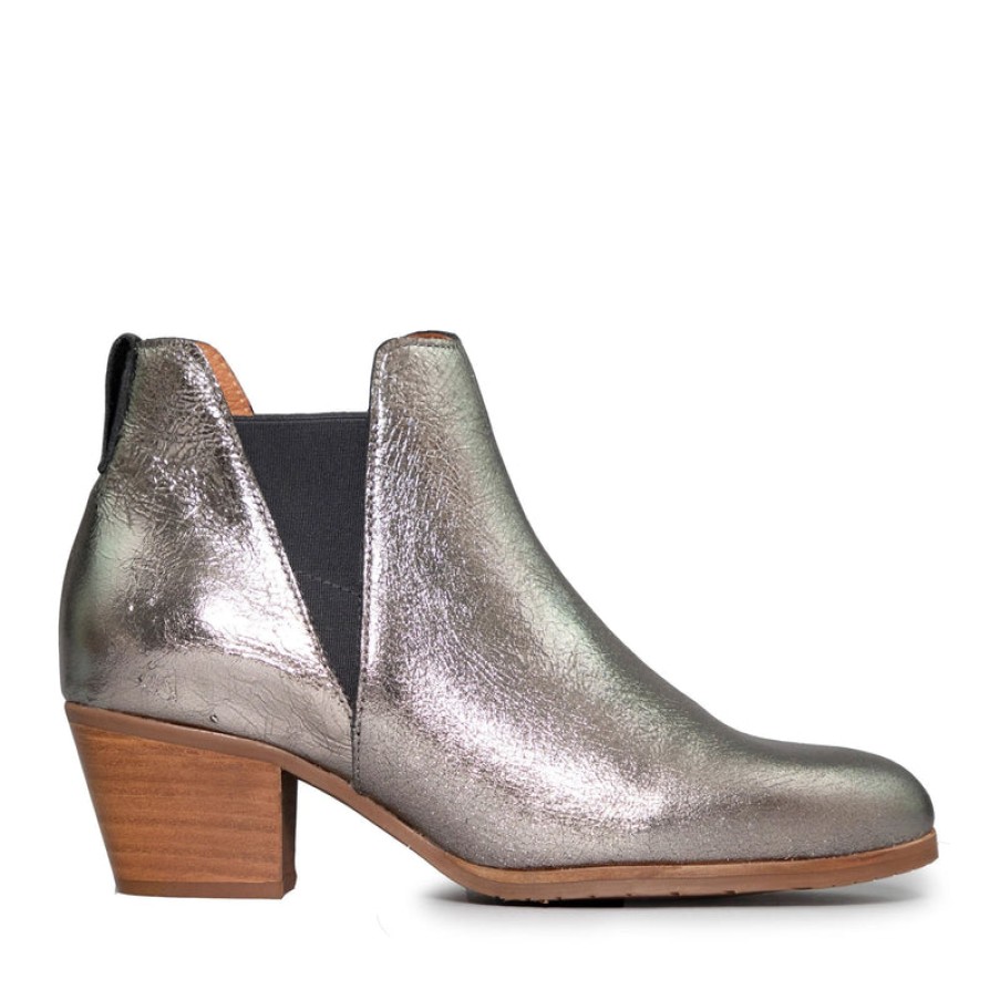 ESSKA Ginny Ankle Boots In Dark Silver | Collen & Clare Online