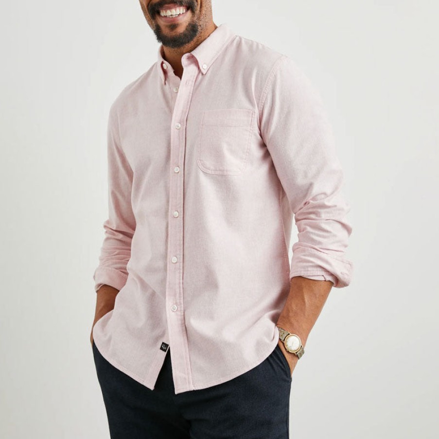 RAILS Perry L/S Shirt In Perfect Pink Oxford Online