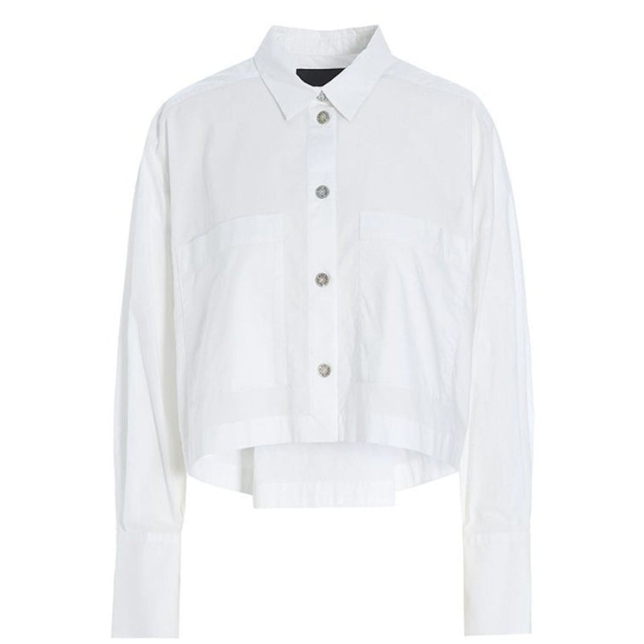 BITTE KAI RAND Big Pocket Shirt In White | Collen & Clare New