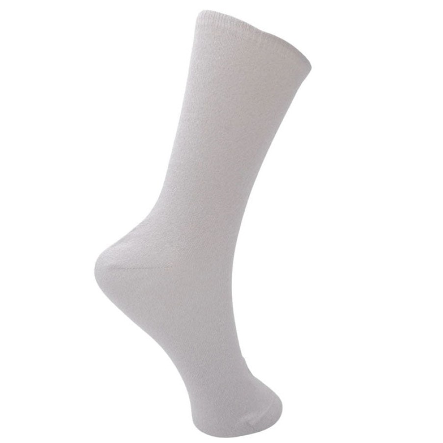 BLACK COLOUR Lurex Socks In White Hot